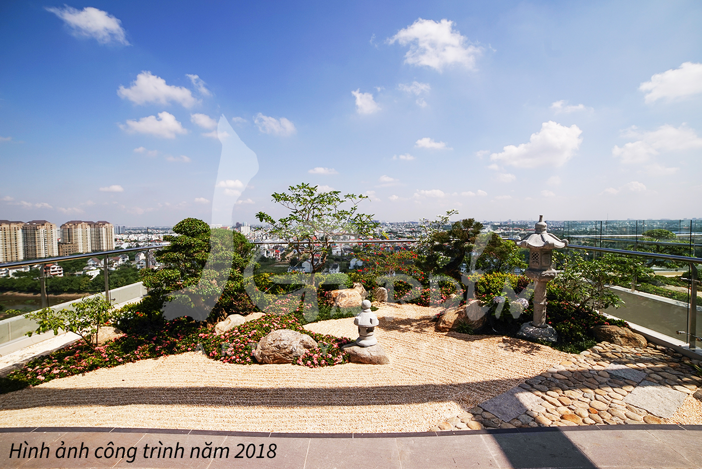 vườn Nhật Bản trên cao Fuji Residence - Nam Long - J Garden