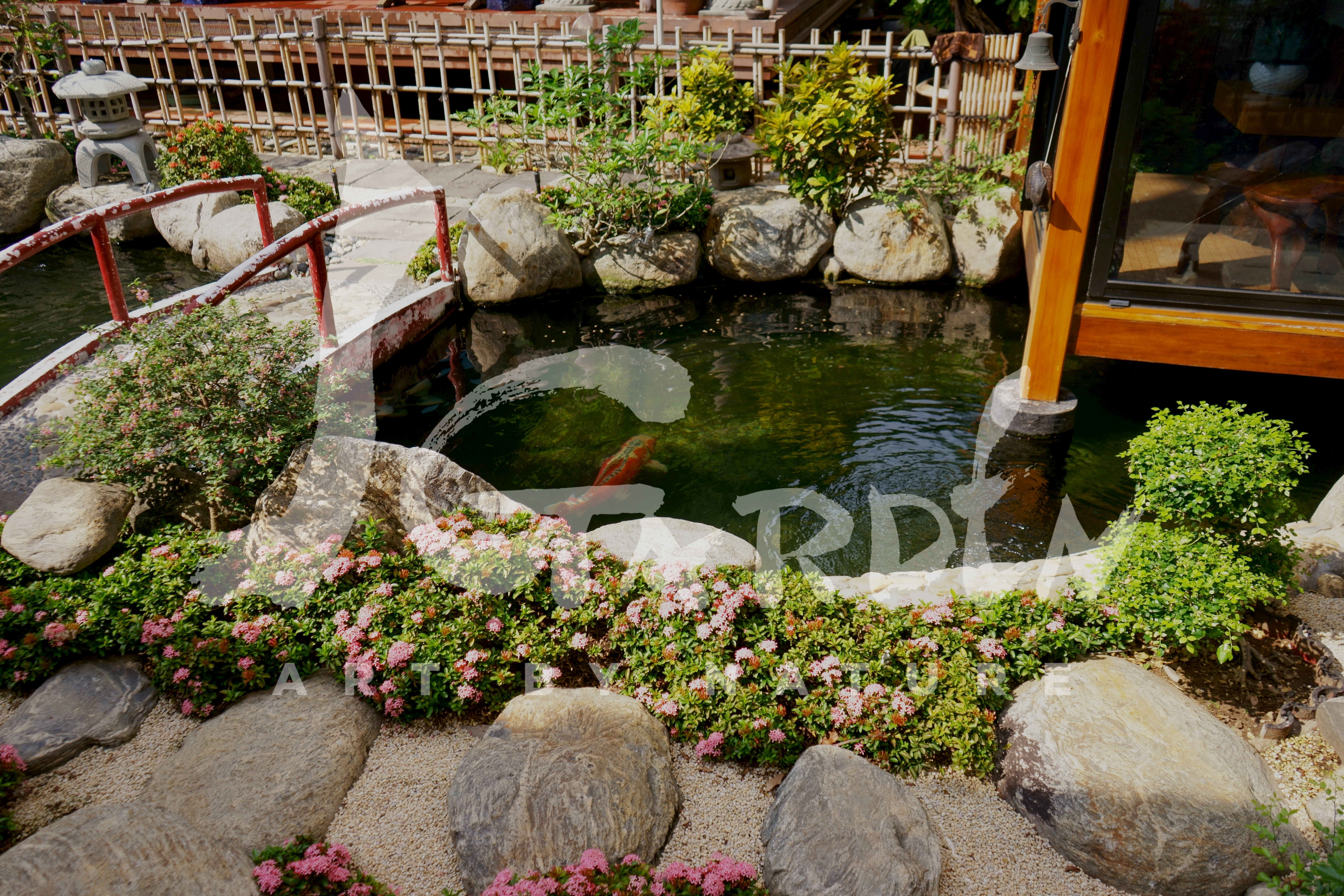 Sân vườn thiền trà Nhật Bản J Garden